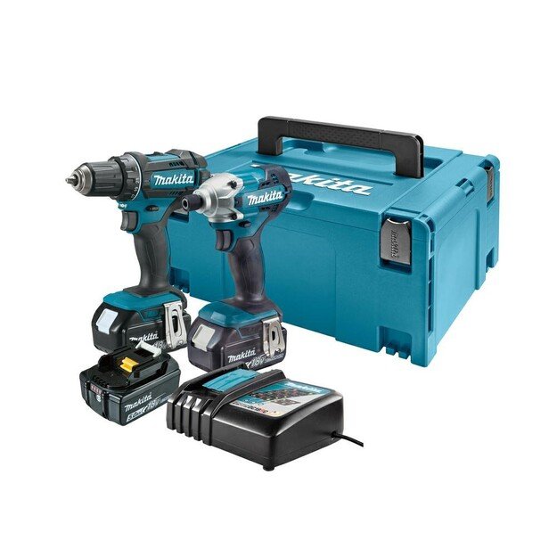SET Combo 18V 3x5,0Ah MAKPAC DLX2339JX1 MAKITA