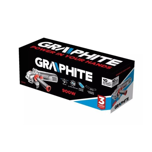 Angle grinder 900W Graphite 125mm disc 1