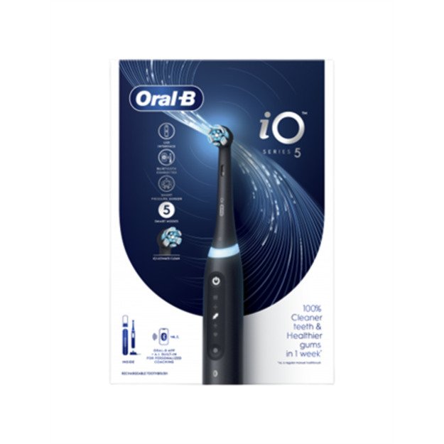 Oral-B | Electric Toothbrush | iO5 | Rechargeable | For adults | Number of brush heads included 1 | Number of teeth brushing mod