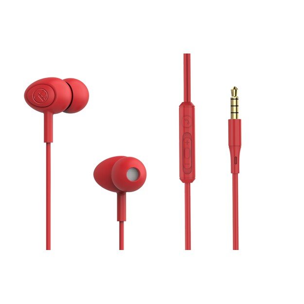 Tellur Basic Gamma wired in-ear headphones red