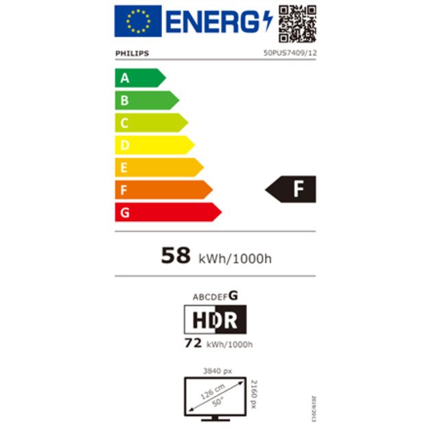 Philips 50PUS7409/12 50  (126cm) 4K UHD LED Smart TV