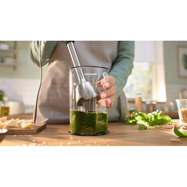 Bosch Serie 4 MSM4B623 blender 0.6 L Immersion blender 1000 W Anthracite, Transparent