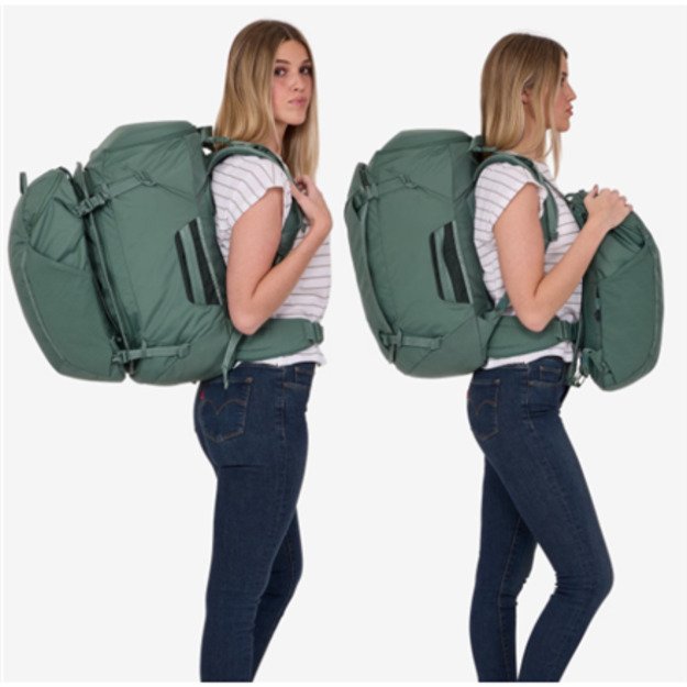 Thule Landmark, 60 L | Women s travel pack | Hazy Green 3