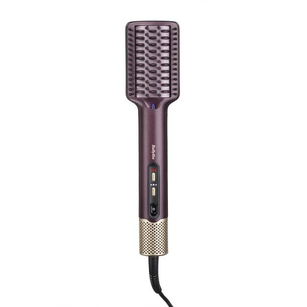 BaByliss Air Power AS6400E hair styling tool Straightening brush Airflow Maroon 900 W 2.5 m