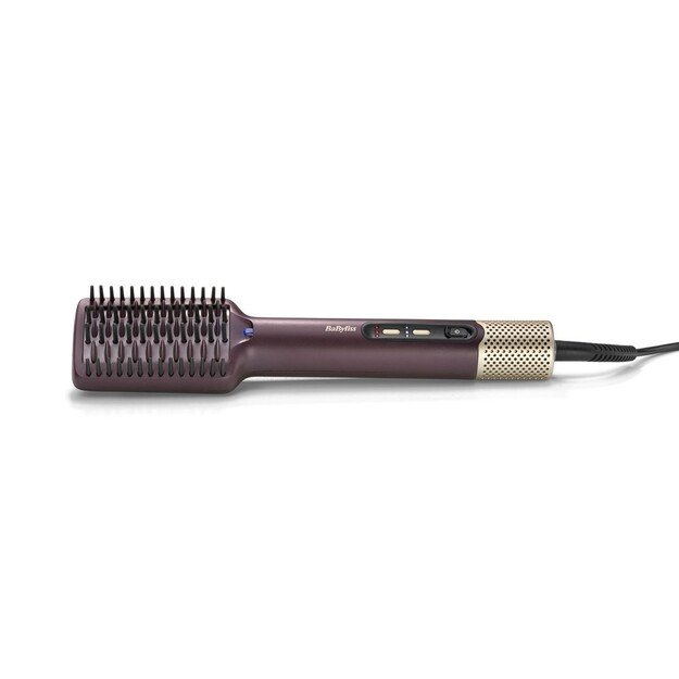 BaByliss Air Power AS6400E hair styling tool Straightening brush Airflow Maroon 900 W 2.5 m