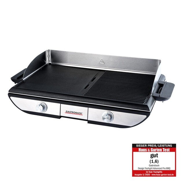 Gastroback Design Table Grill Advanced Pro BBQ 42523  Table 2300  W  Black/Stainless steel