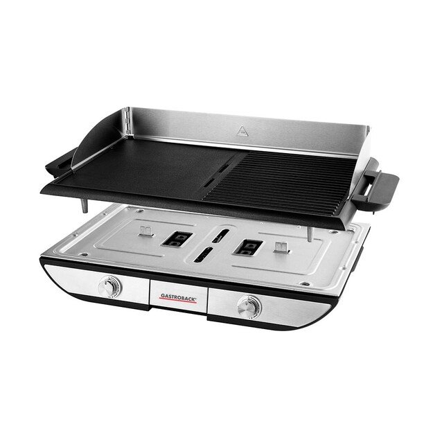 Gastroback Design Table Grill Advanced Pro BBQ 42523  Table 2300  W  Black/Stainless steel