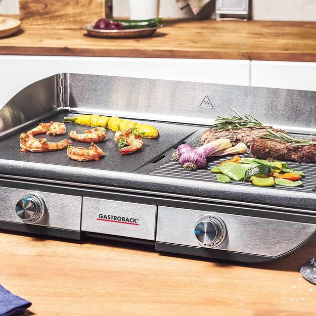 Gastroback Design Table Grill Advanced Pro BBQ 42523  Table 2300  W  Black/Stainless steel