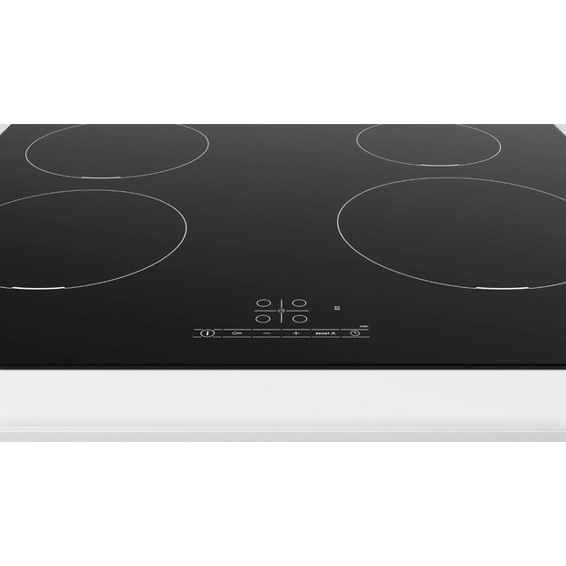 Bosch Hob | PIE611BB5E | Induction | Number of burners/cooking zones 4 | Touch | Timer | Black | Display