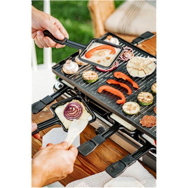 Adler | AD 6616 | Raclette - electric grill | Table | 1400 W | Black/Stainless steel