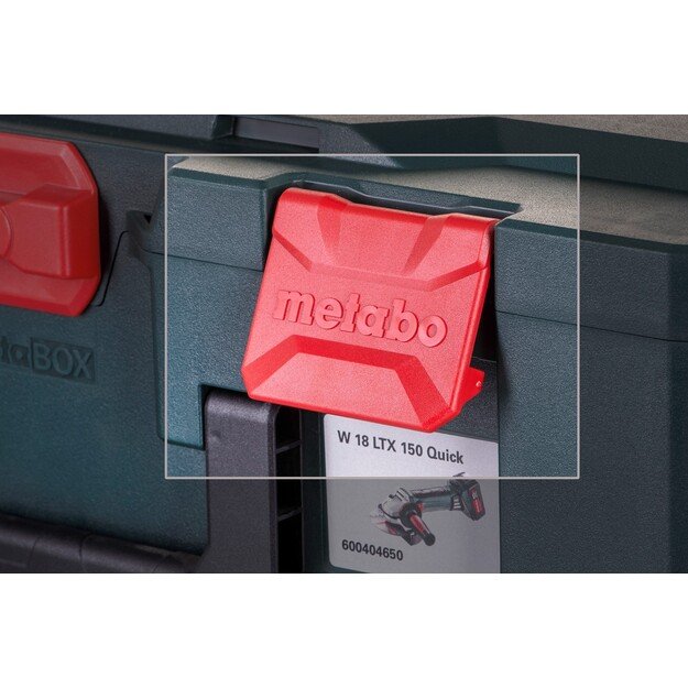 Kampinis &scaron;lifuokis ir lagaminas METABOX 165L 600404650 METABO