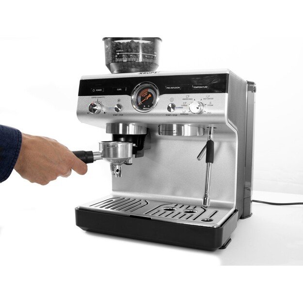 Krups Precision XP801T10 coffee maker Semi-auto Espresso machine 3 L