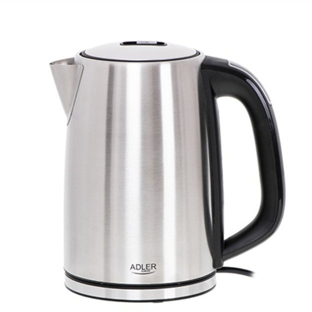 Adler | Kettle | AD 1340 | Electric | 2200 W | 1.7 L | Stainless steel | 360&deg; rotational base | Inox