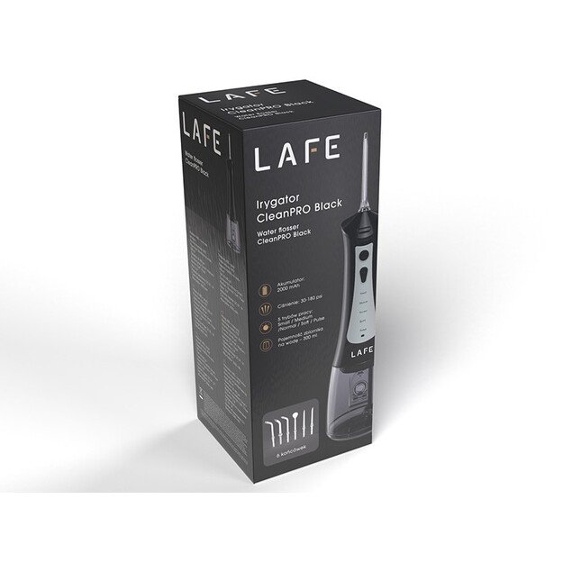 Lafe 47480 Water Flosser CLeanPRO Black