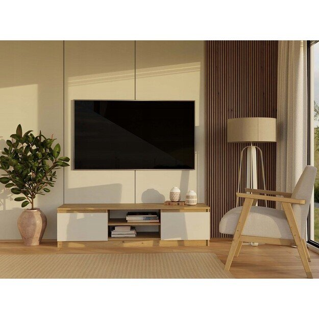 MALWA 140 TV cabinet, artisan oak/cashmere