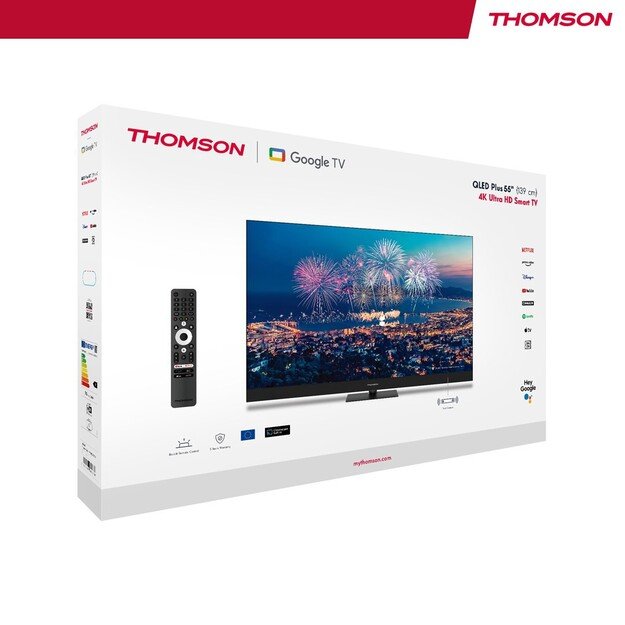 Thomson Q70 Series 55QG6C14 TV 139.7 cm (55 ) 4K Ultra HD Smart TV Wi-Fi Black