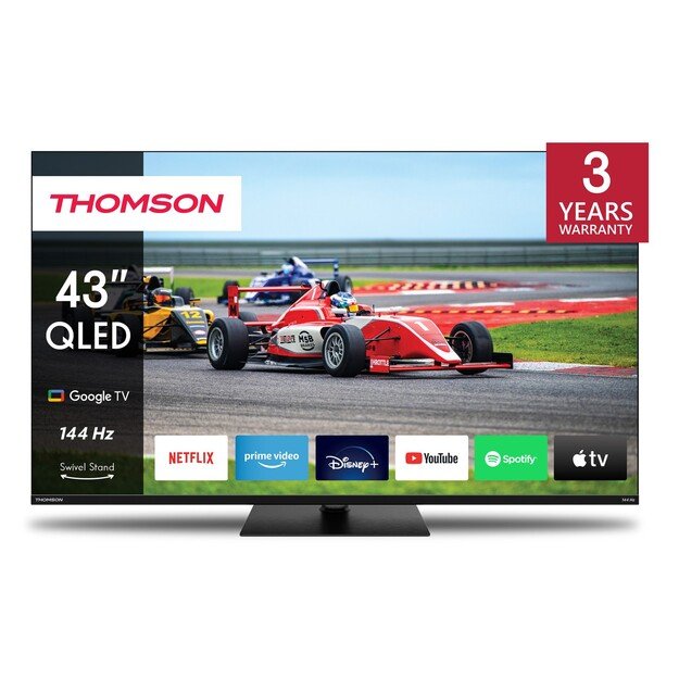 Thomson 43QG7C14 TV 109.2 cm (43 ) 4K Ultra HD Smart TV Wi-Fi Black