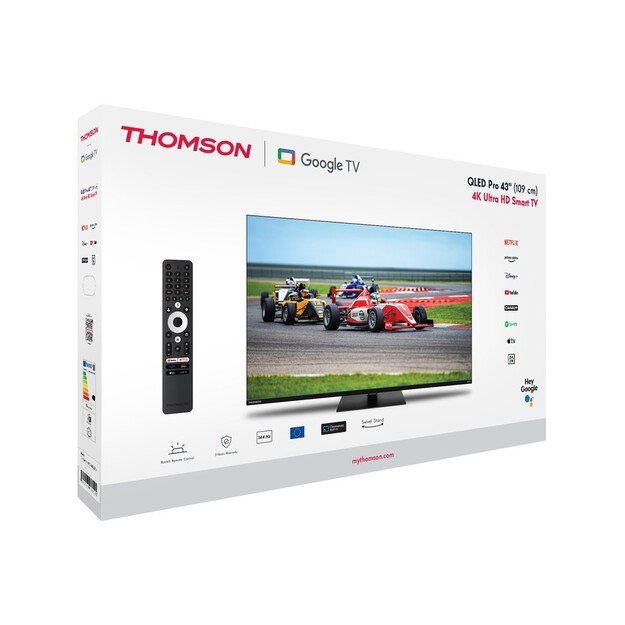 Thomson 43QG7C14 TV 109.2 cm (43 ) 4K Ultra HD Smart TV Wi-Fi Black