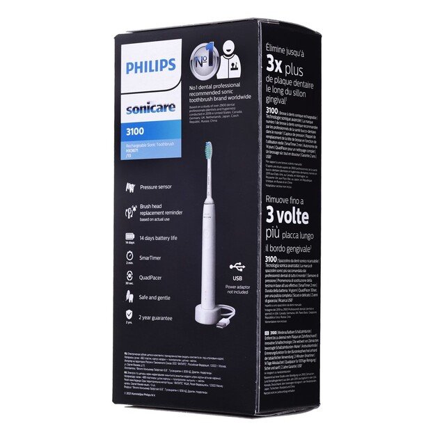 Philips 3100 series Sonic technology Sonic electric toothbrush