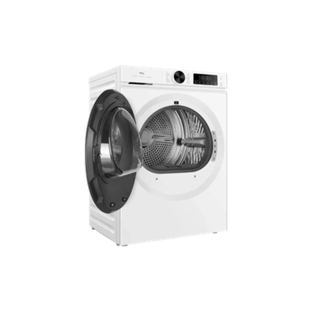 Dryer Machine | DP0844WE0 | TCL Front loading | Energy efficiency class E | 8 kg | LED | Heat pump | Depth 59.3 cm | White