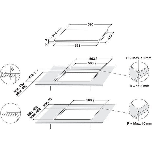 WHIRLPOOL WB S2560 NE