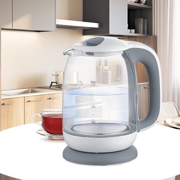 Electric kettle szklany 1,7l 2200W MR-056-GREY MAESTRO