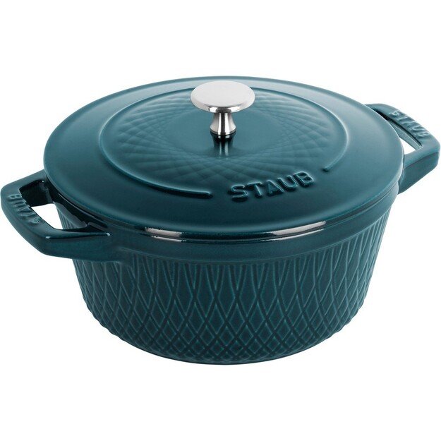 Staub Round Cast Iron Pot - 2.3 ltr, Marine