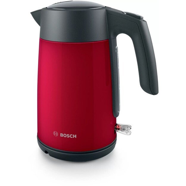 Electric kettle Bosch TWK 7L464, 2400 W, 1.7 l Red