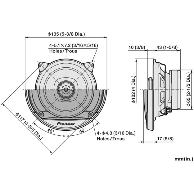 Pioneer TS-A1081F