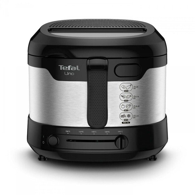 Tefal FF215D Deep fryer Single Black,Stainless steel Stand-alone 1600 W