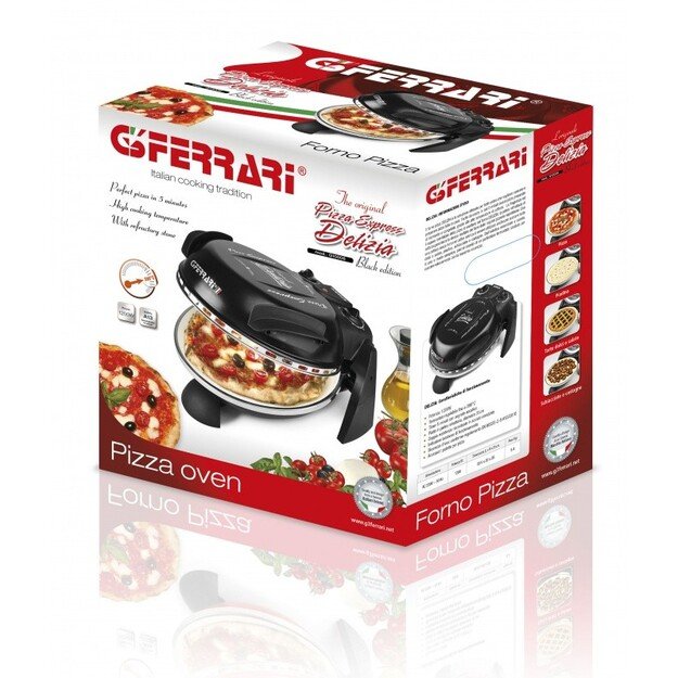 G3 Ferrari Delizia pizza maker/oven 1 pizza(s) 1200 W Black