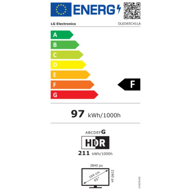 LG OLED evo AI OLED65C41LA (2024) Televizorius 65   4K UHD 3840x2160, Smart TV, Juoda