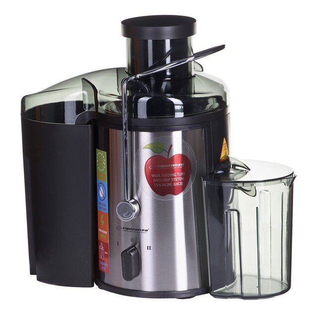 ESPERANZA JUICE MAKER 500W CARROT SILVER-BLACK 3