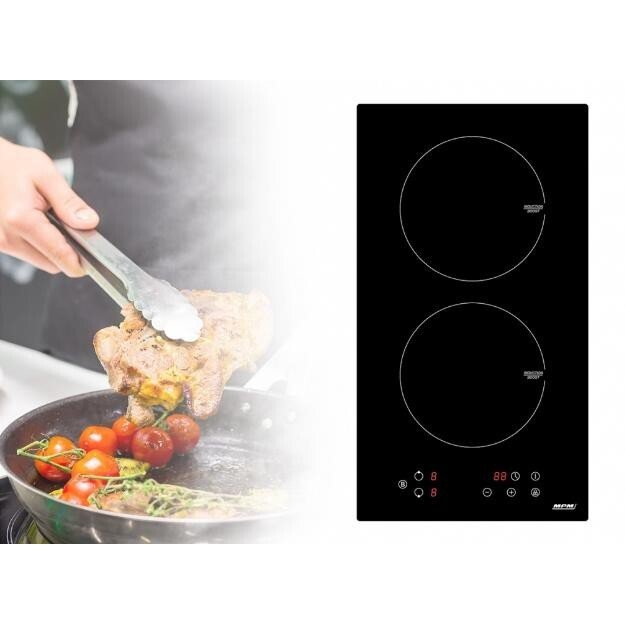 MPM 30-IM-06 Black Countertop 52 cm Zone induction hob 2 zone(s) 1