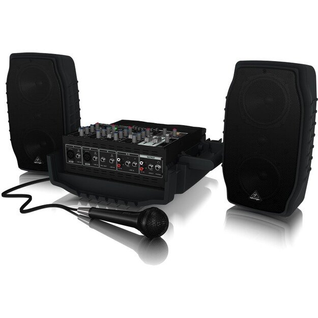 Behringer PPA200 Public Address (PA) system Freestanding Public Address (PA) system 200 W Black