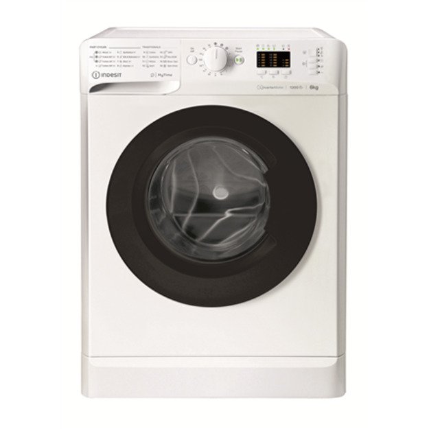 INDESIT | Washing machine | MTWSA 61294 WK EE | Energy efficiency class C | Front loading | Washing capacity 6 kg | 1151 RPM | D