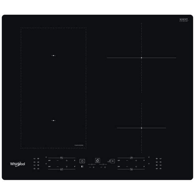 Whirlpool WL B3360 NE Black Built-in 59 cm Zone induction hob 4 zone(s)