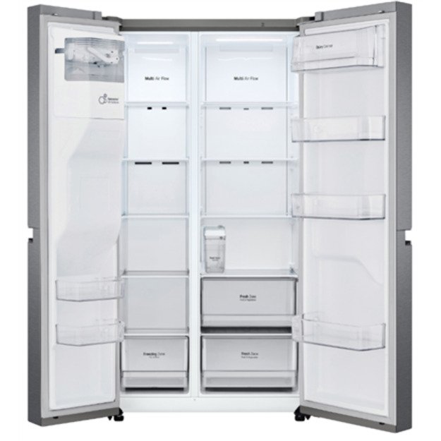 LG Refrigerator | GSLV31DSXE | Energy efficiency class E | Free standing | Side by side | Height 179 cm | Fridge net capacity 41