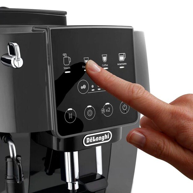 Delonghi | Magnifica Start ECAM220.22GB | Pump pressure 15 bar | Built-in milk frother | Automatic | 1450 W | Black