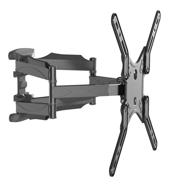 Gembird | Wall mount | WM-60ST-01 | Tilt, swivel, rotate | 32-60   | Maximum weight (capacity) 36.4 kg | Black