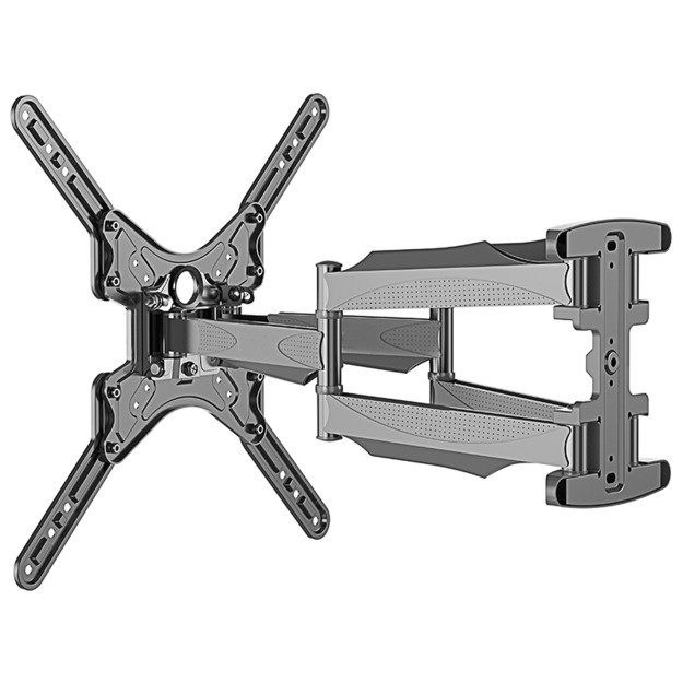 Gembird | Wall mount | WM-60ST-01 | Tilt, swivel, rotate | 32-60   | Maximum weight (capacity) 36.4 kg | Black