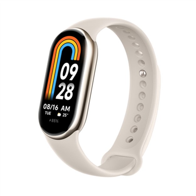 Xiaomi Smart Band 8 AMOLED Clip-on/Wristband activity tracker 4.11 cm (1.62 ) Champagne, Gold