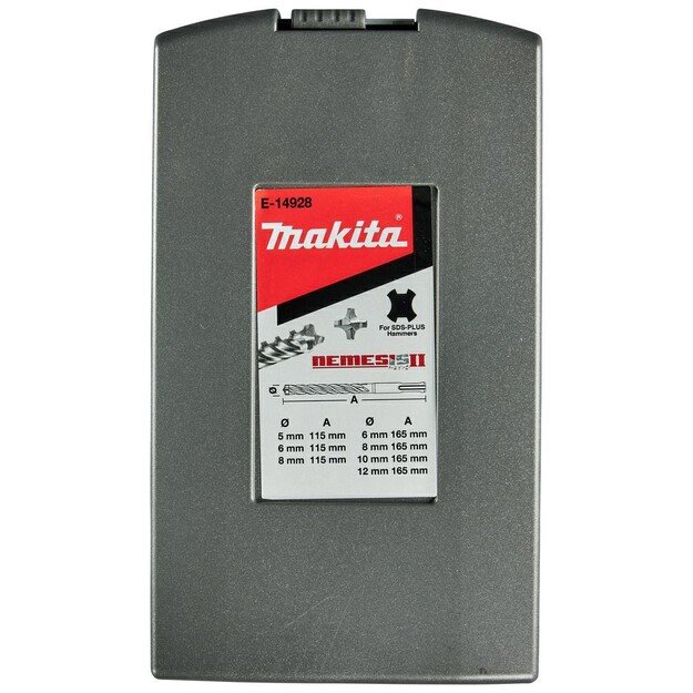 MAKITA SDS+ DRILL BIT SET 7pcs. NEMESIS 2