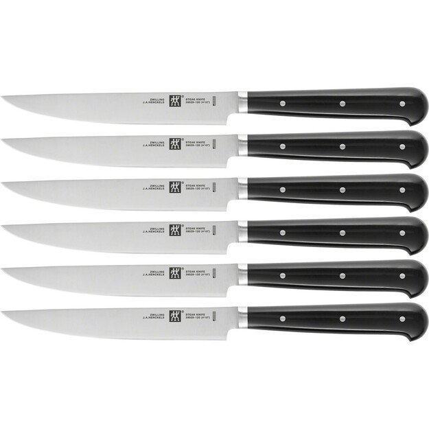 Set of 6 Zwilling steak knives - 12 cm