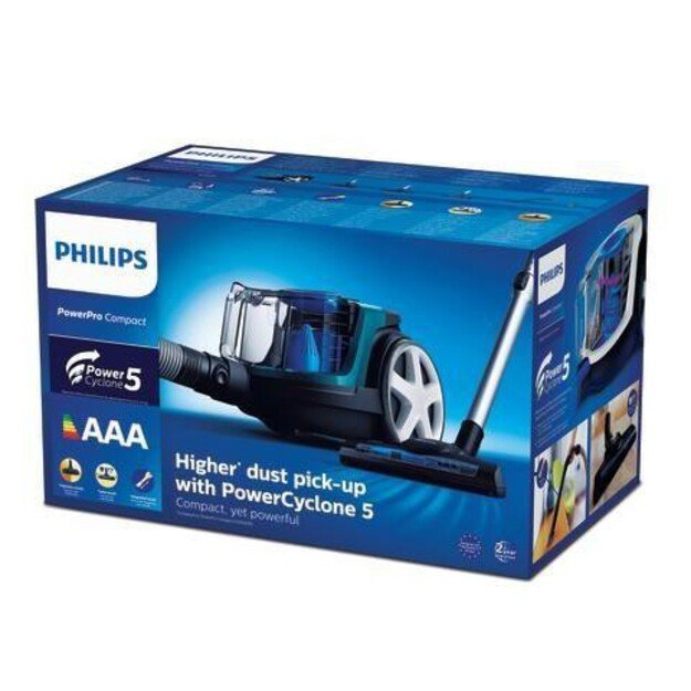 Philips PowerPro Compact FC9334/09 vacuum 650 W Cylinder vacuum Dry Bagless 1.5 L