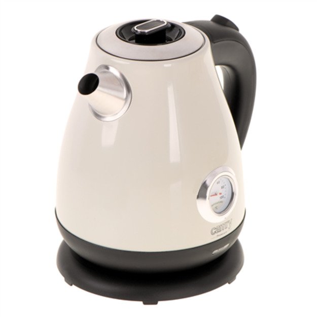 Camry | Kettle with a thermometer | CR 1344 | Electric | 2200 W | 1.7 L | Stainless steel | 360° rotational base | Cream