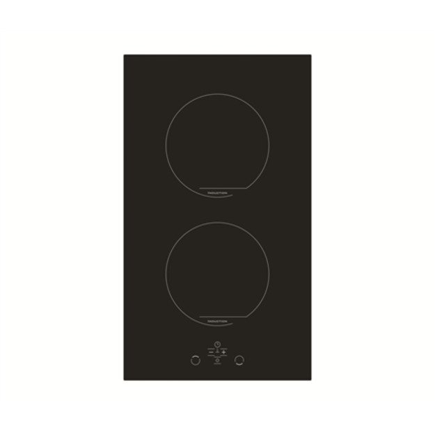 Simfer Hob H3.020.DEISP Induction, Number of burners/cooking zones 2, Touch, Timer, Black