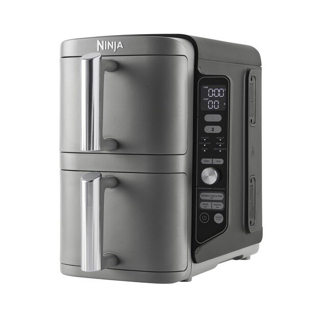 Ninja SL400EU fryer Double 9.5 L 2470 W Hot air fryer Black, Grey