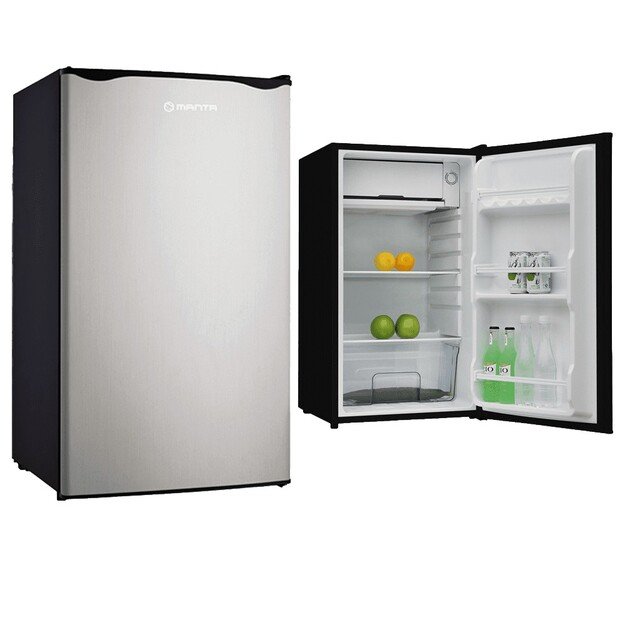 Manta MM520PS Fridge 91L Silver Inox/Black