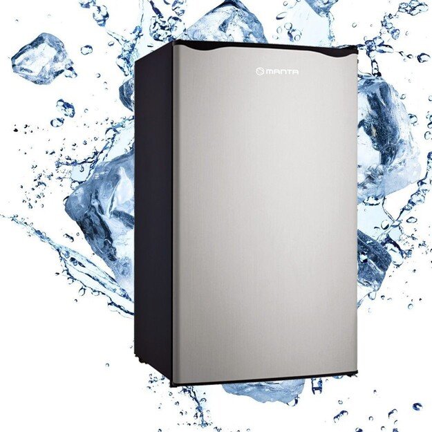 Manta MM520PS Fridge 91L Silver Inox/Black